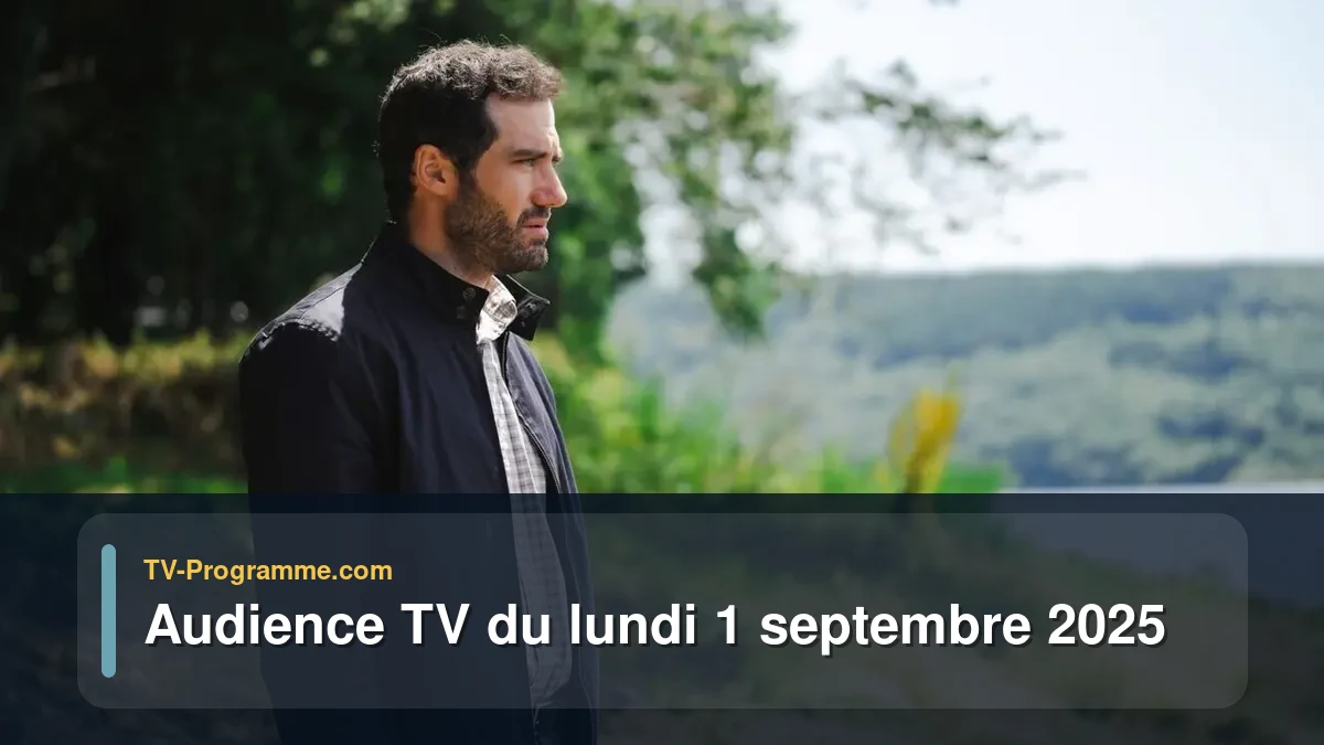 Audience TV du Lundi 1 septembre 2025