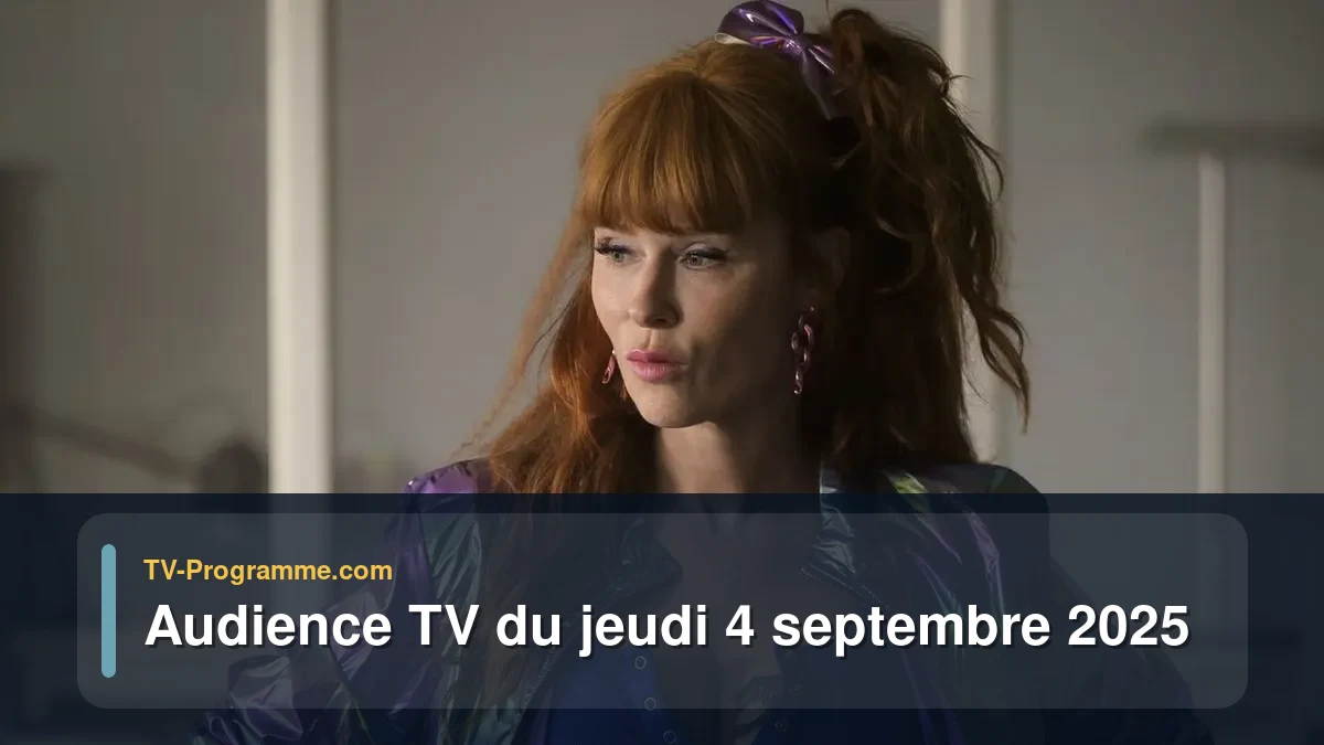 Audience TV du Jeudi 4 septembre 2025