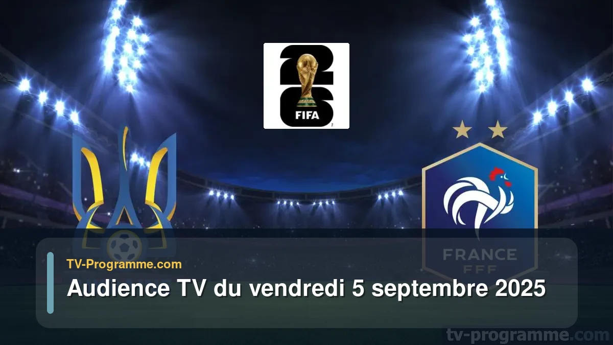 Audiences TV et audimat en prime time du Vendredi 5 septembre 2025