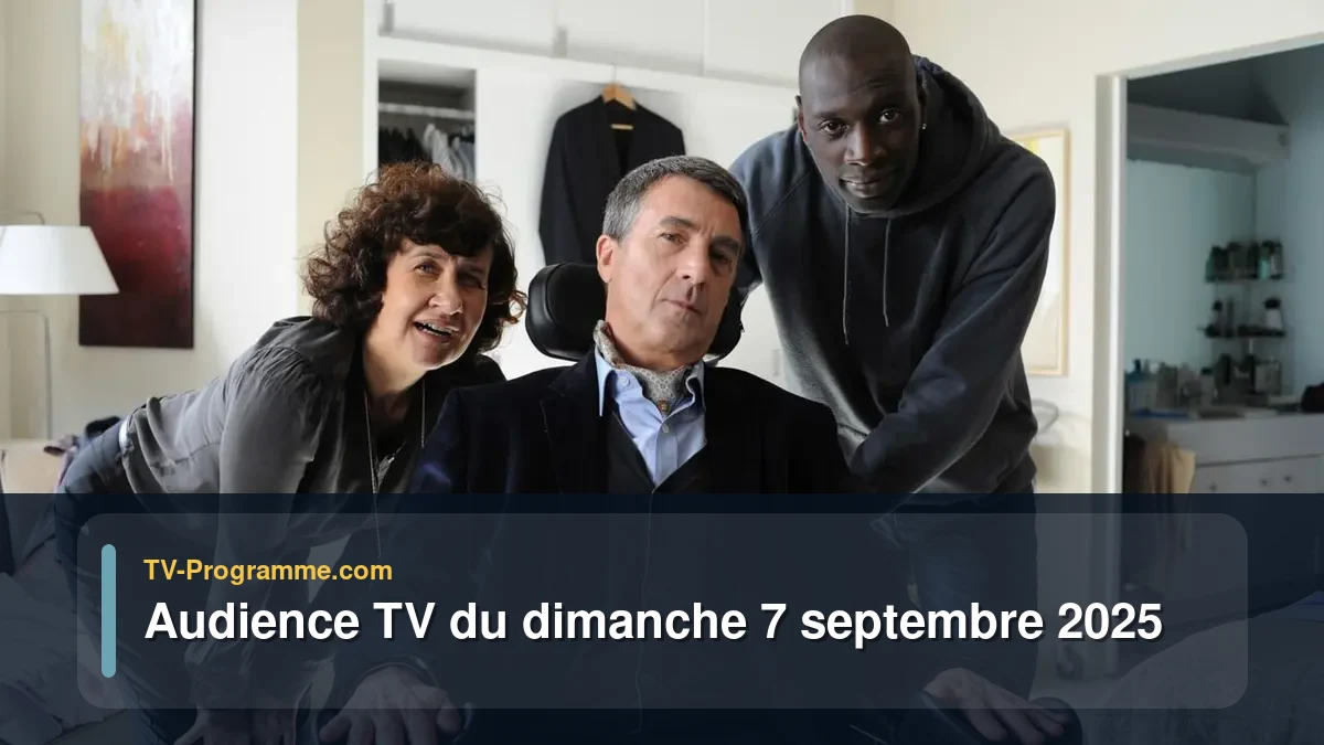 Audiences TV et audimat en prime time du Dimanche 7 septembre 2025