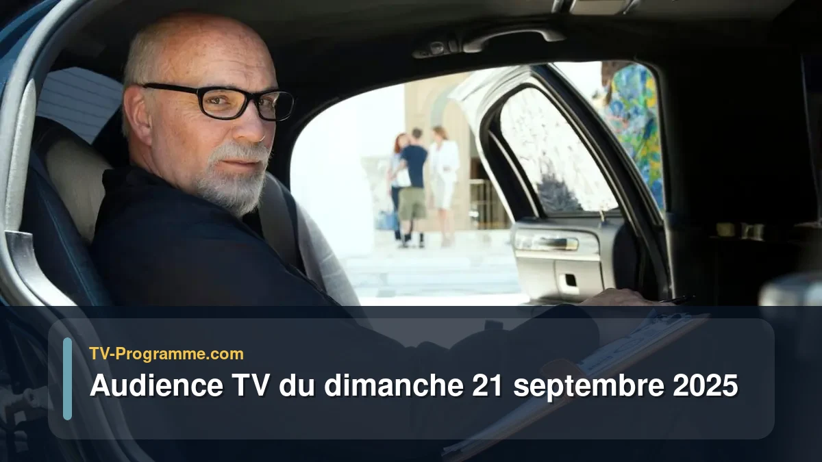 Audiences TV et audimat en prime time du Dimanche 21 septembre 2025