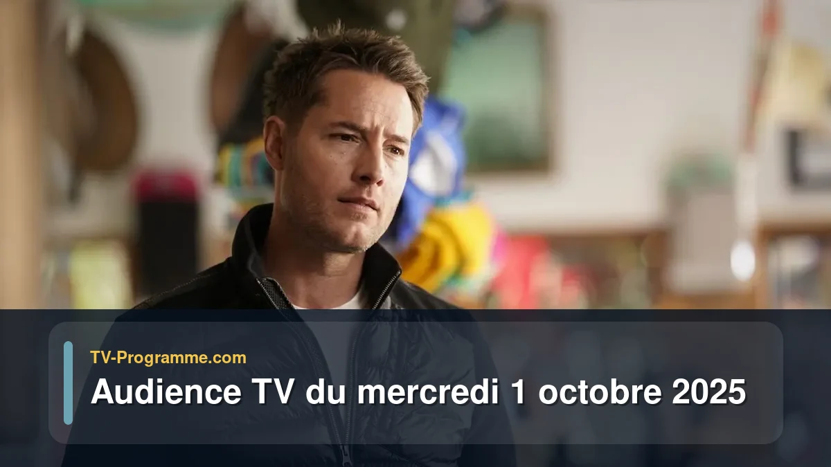 Audience TV du Mercredi 1 octobre 2025