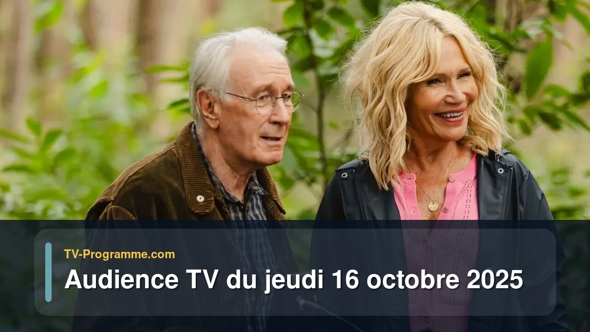 Audience TV du Jeudi 16 octobre 2025