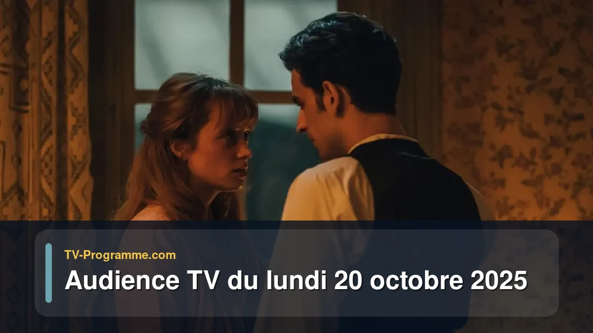 Audiences TV et audimat en prime time du Lundi 20 octobre 2025