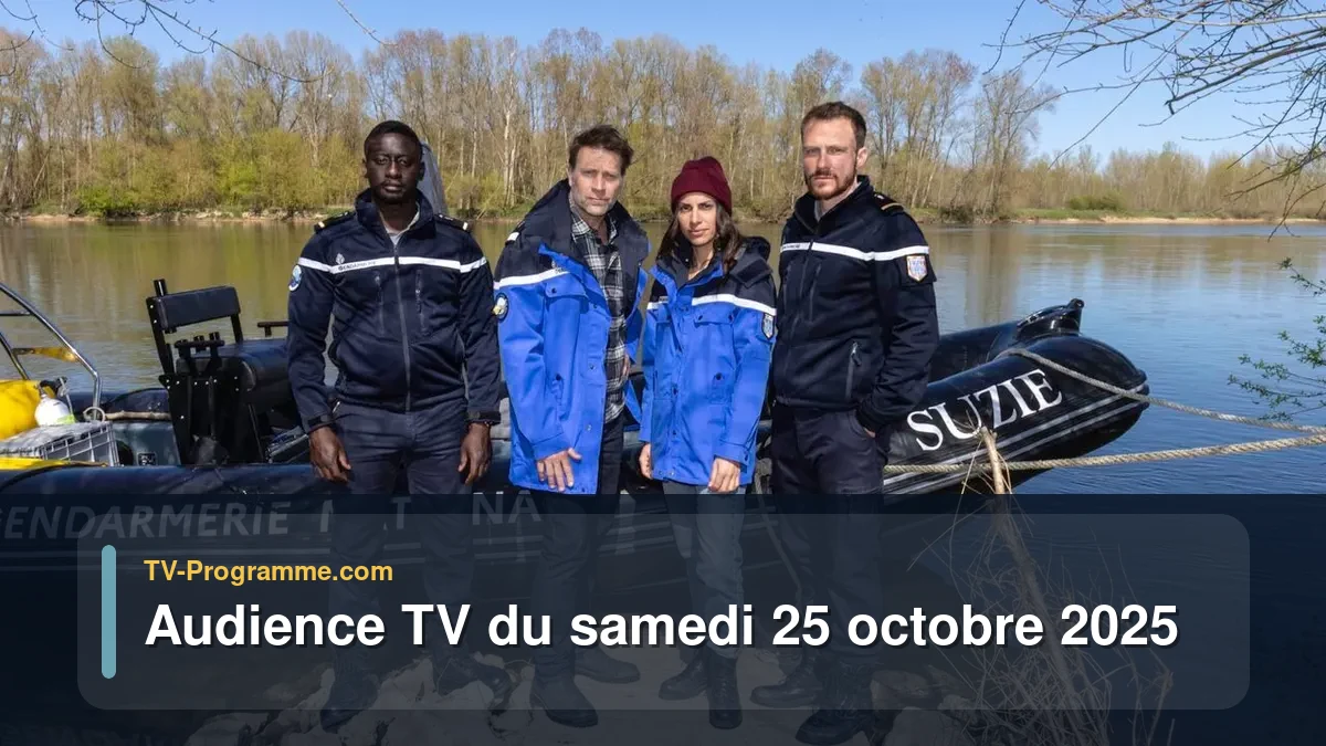 Audiences TV et audimat en prime time du Samedi 25 octobre 2025