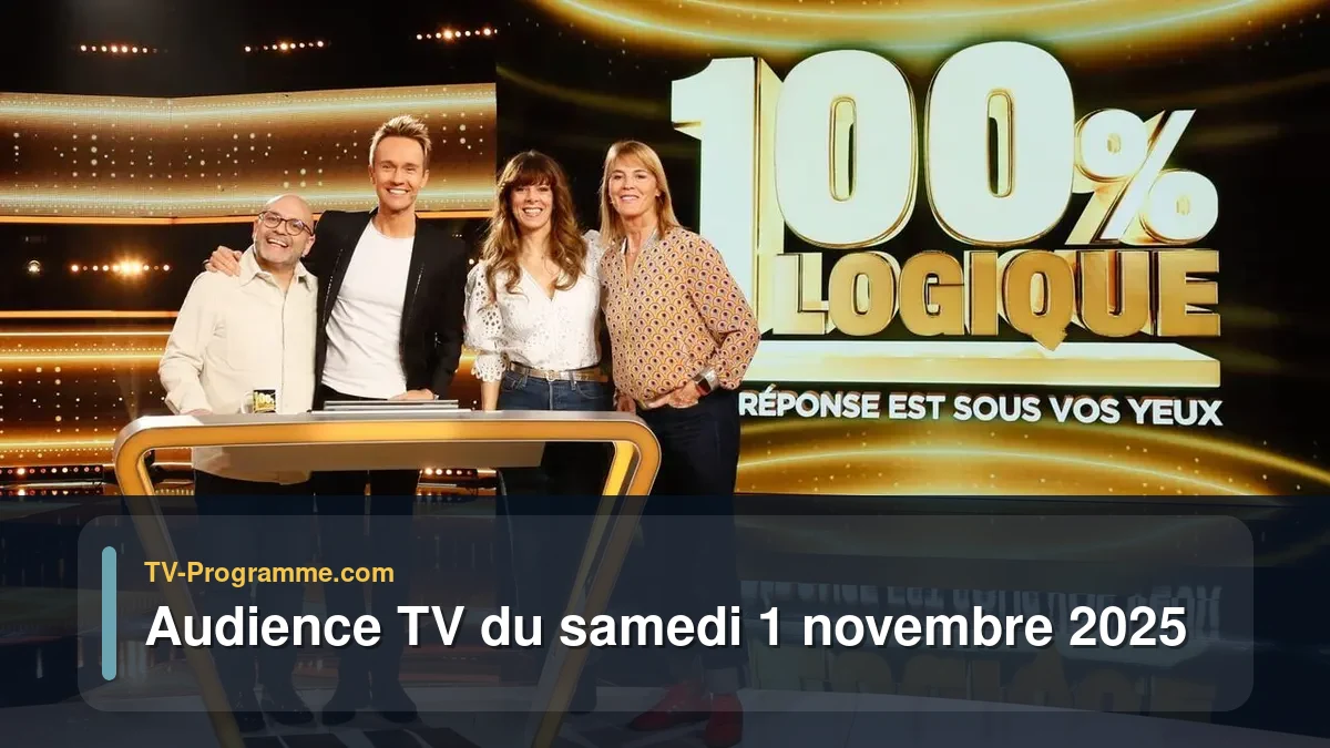 Audiences TV et audimat en prime time du Samedi 1 novembre 2025