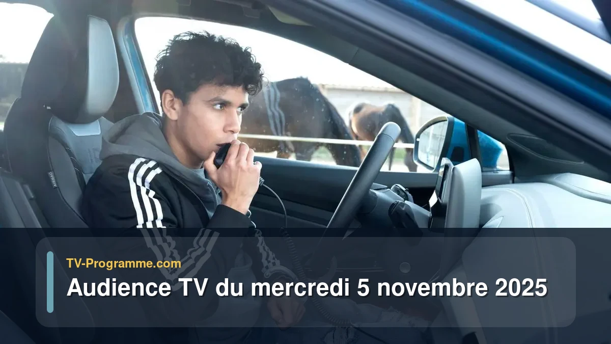 Audience TV du Mercredi 5 novembre 2025