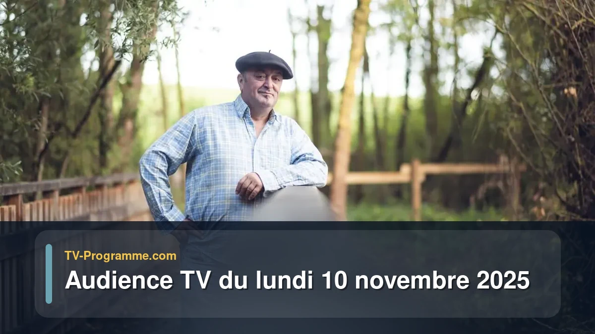 Audiences TV et audimat en prime time du Lundi 10 novembre 2025
