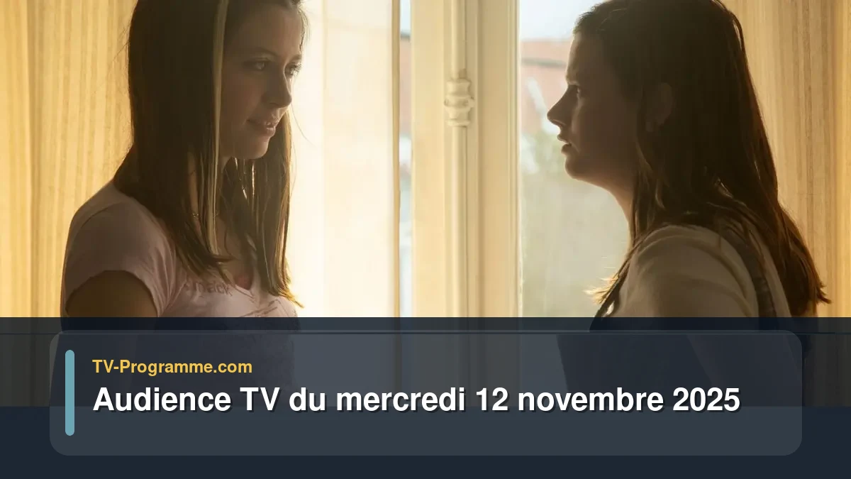 Audience TV du Mercredi 12 novembre 2025