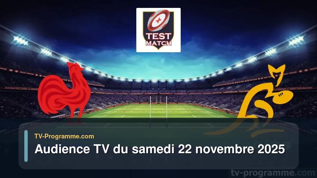 Audiences TV et audimat en prime time du Samedi 22 novembre 2025