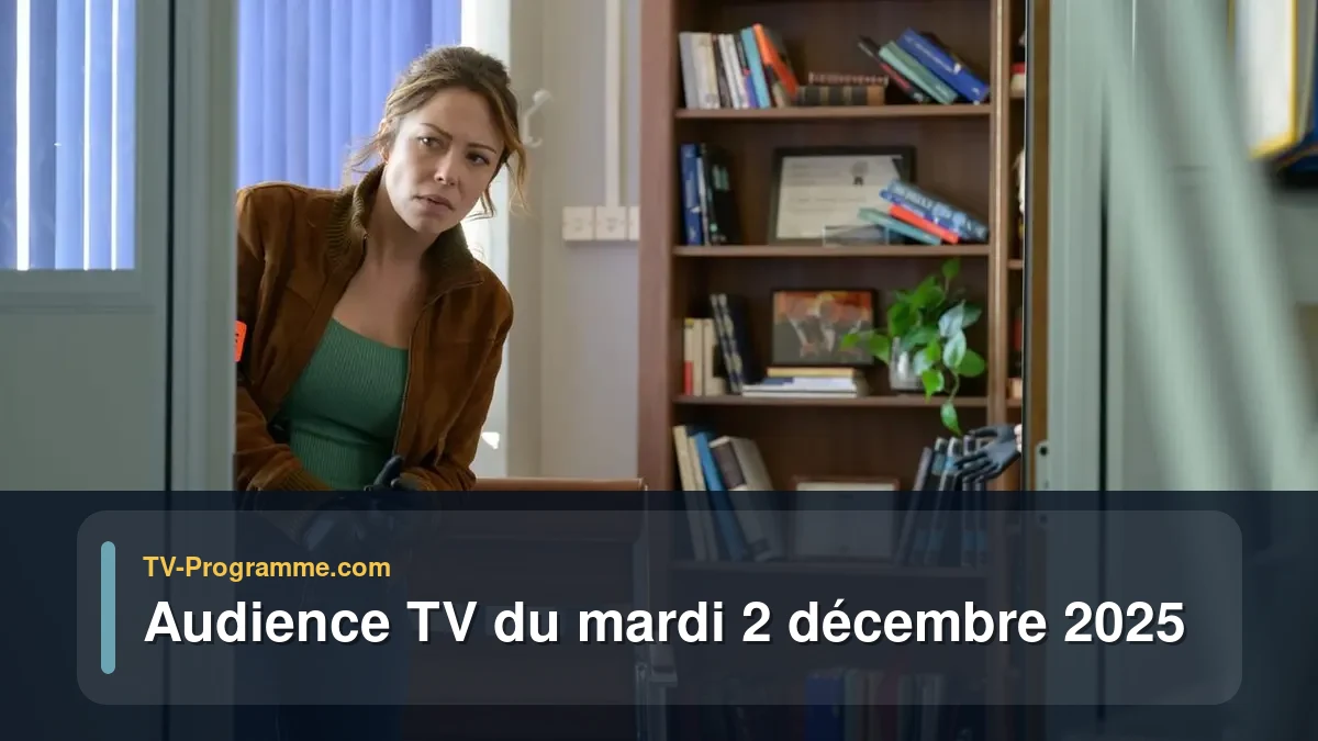 Audiences TV et audimat en prime time du Mardi 2 décembre 2025