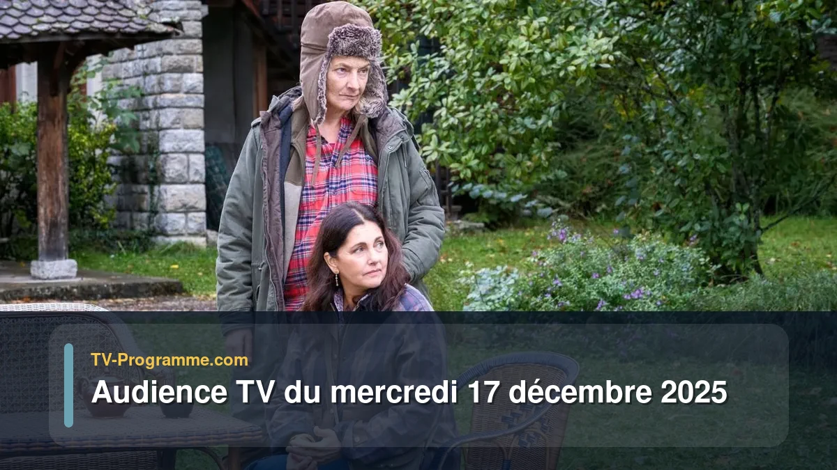 Audience TV du Mercredi 17 décembre 2025
