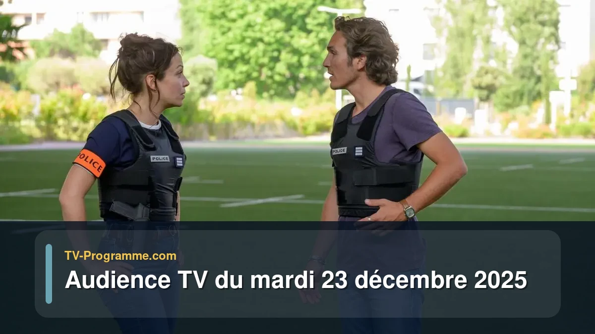 Audiences TV et audimat en prime time du Mardi 23 décembre 2025
