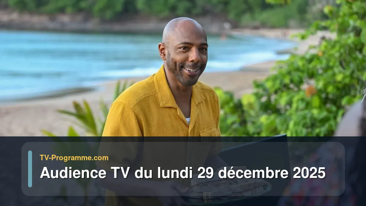Audiences TV et audimat en prime time du Lundi 29 décembre 2025