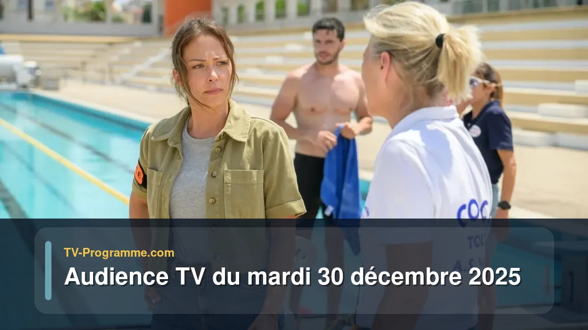 Audiences TV et audimat en prime time du Mardi 30 décembre 2025