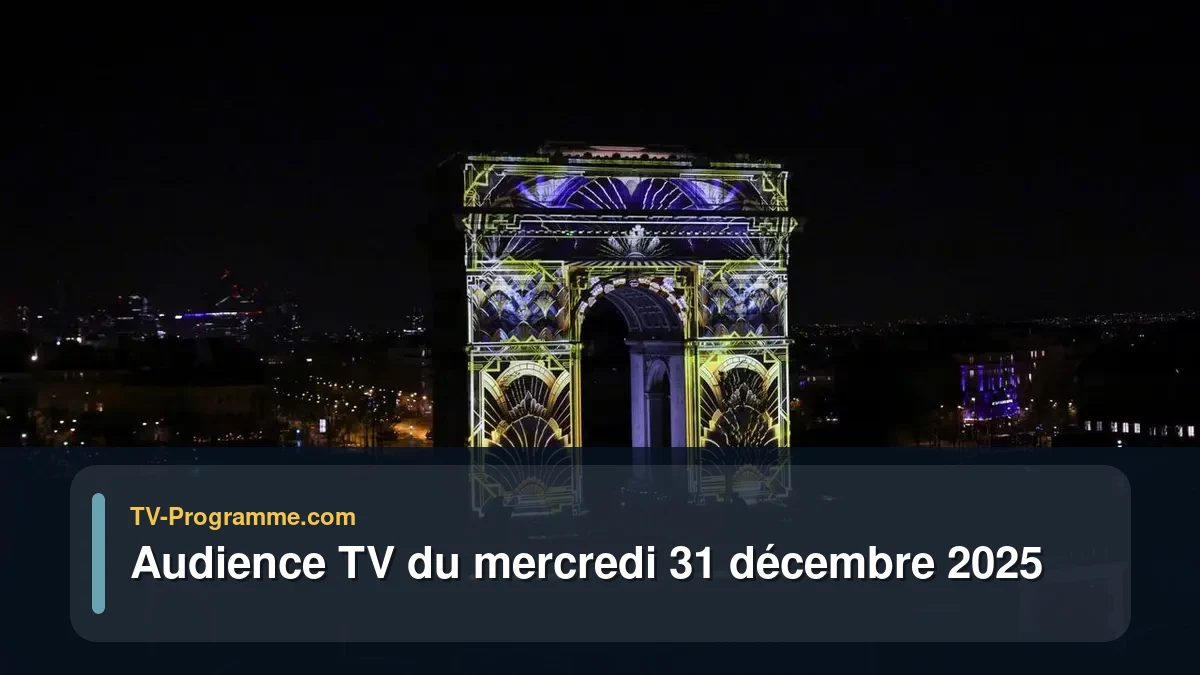 Audience TV du Mercredi 31 décembre 2025