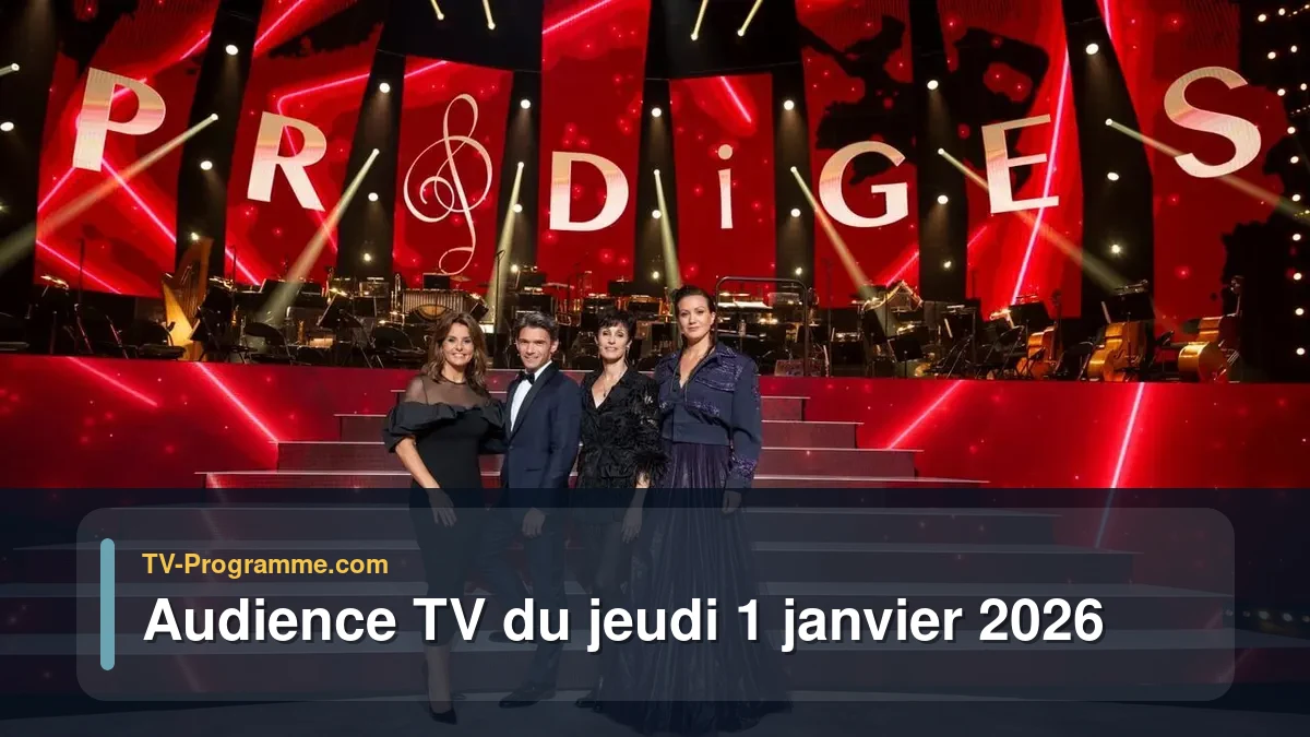 Audience TV du Jeudi 1 janvier 2026