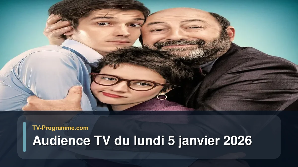 Audiences TV et audimat en prime time du Lundi 5 janvier 2026