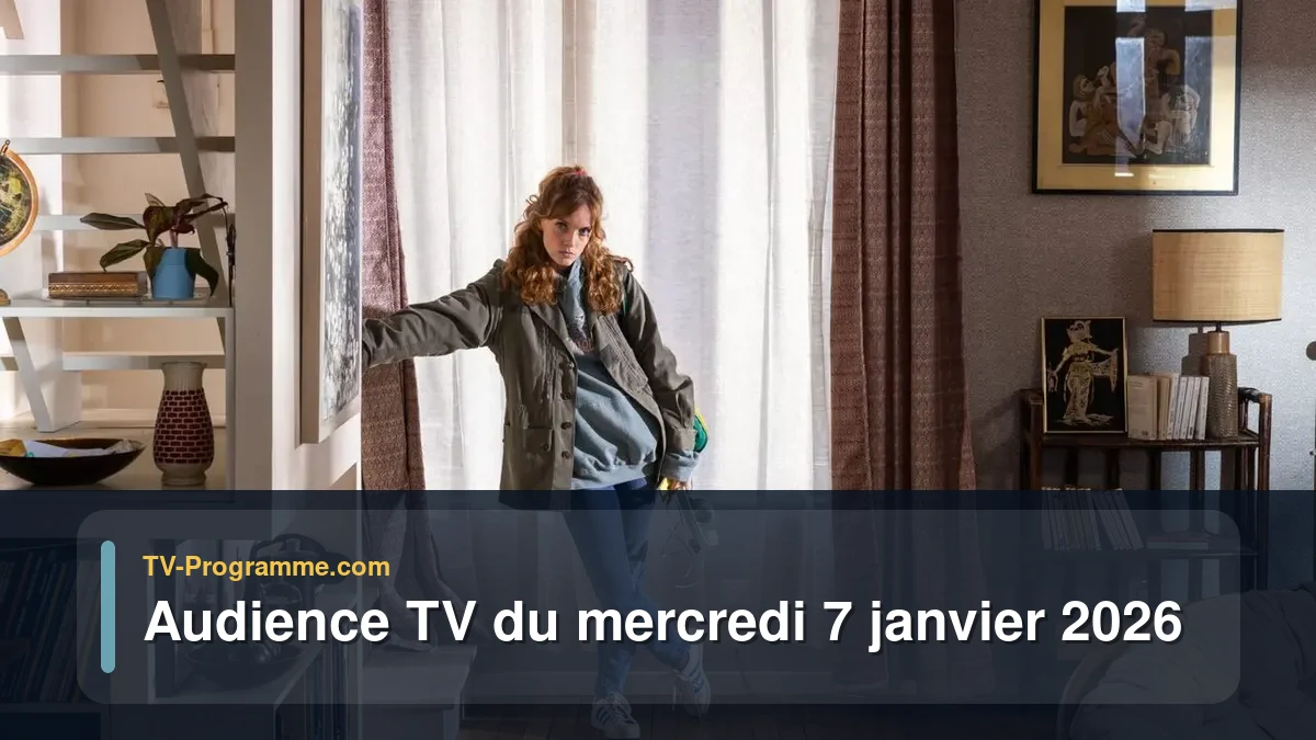 Audience TV du Mercredi 7 janvier 2026