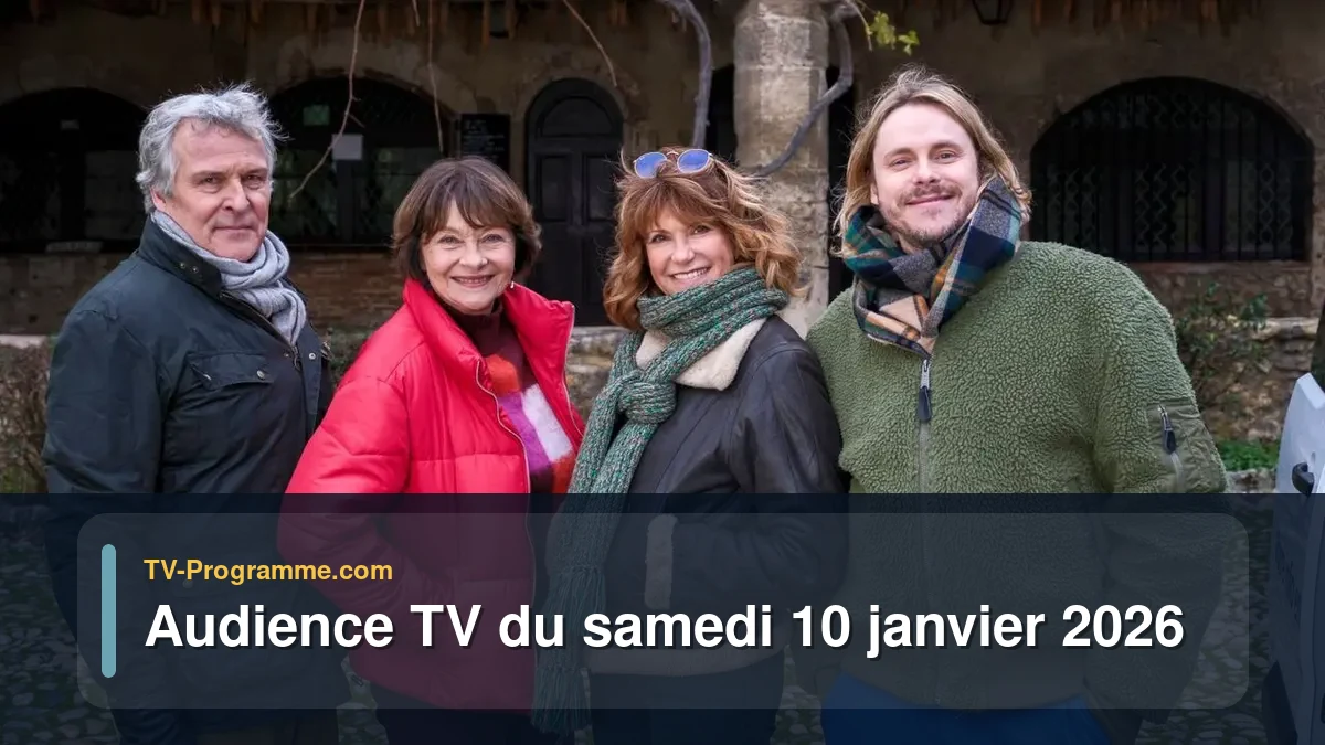 Audience TV du Samedi 10 janvier 2026