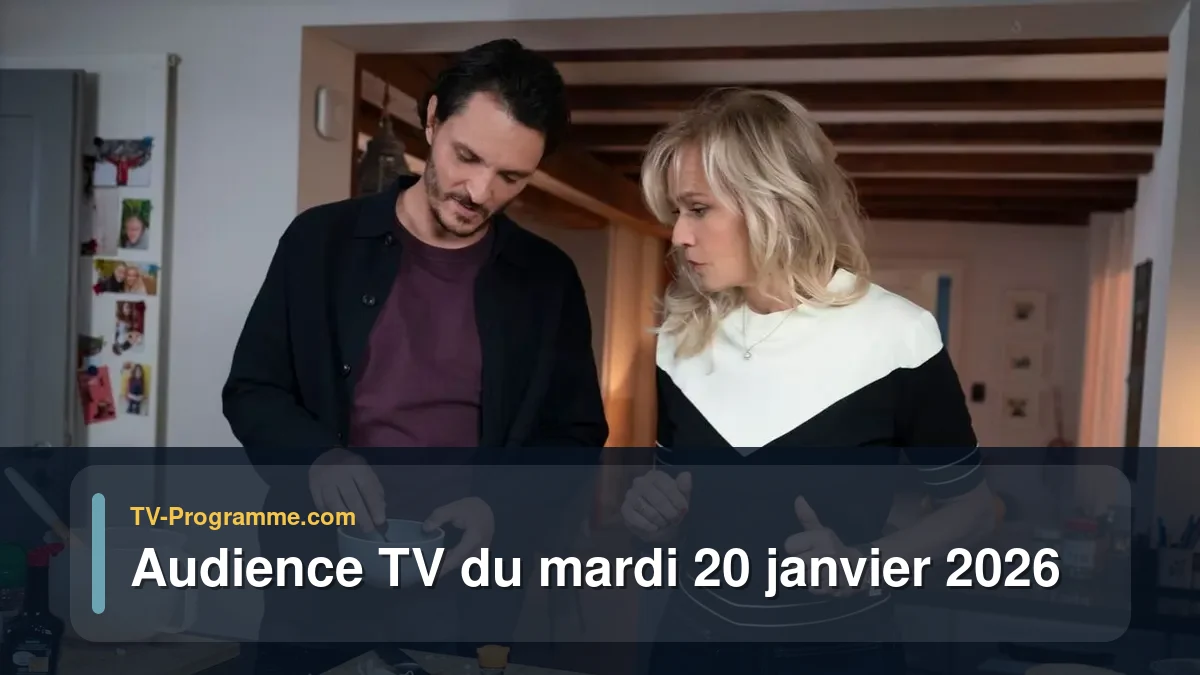 Audience TV du Mardi 20 janvier 2026