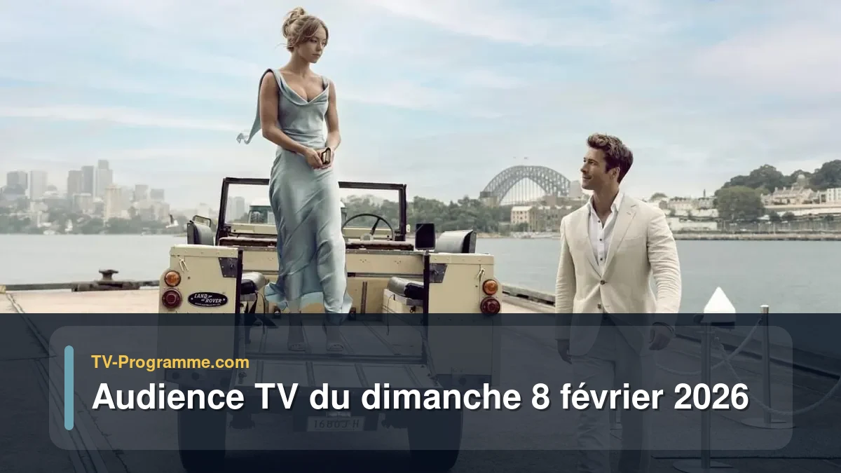 Audiences TV et audimat en prime time du Dimanche 8 février 2026