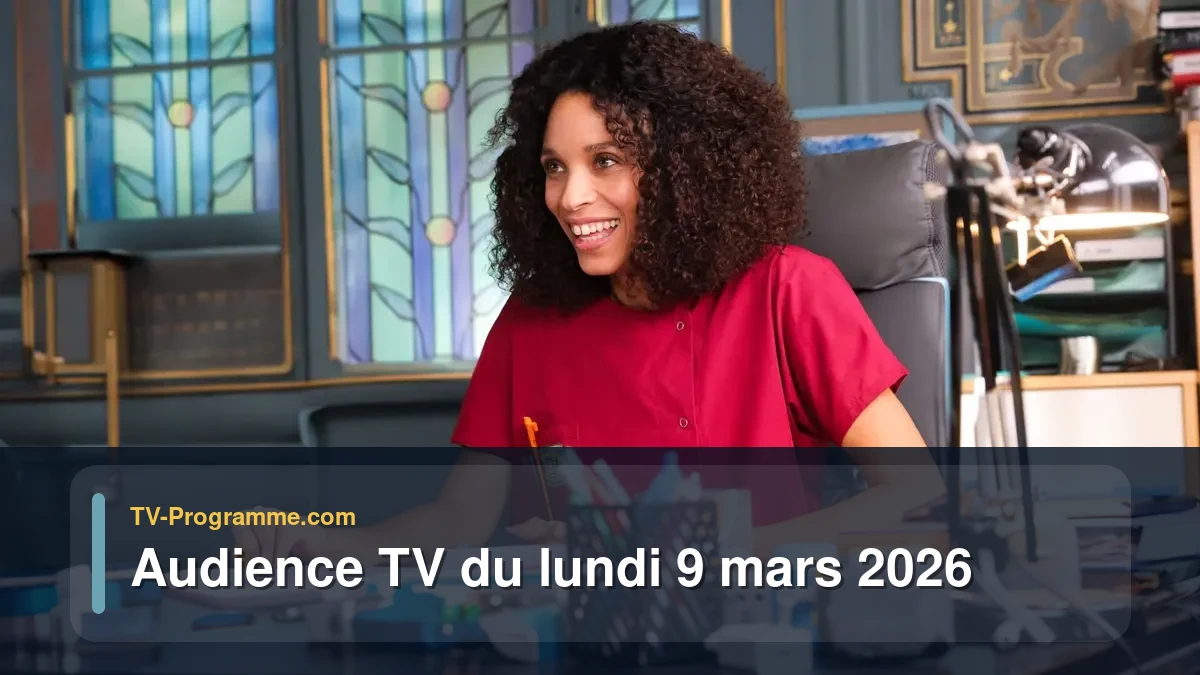 Audiences TV et audimat en prime time du Lundi 9 mars 2026