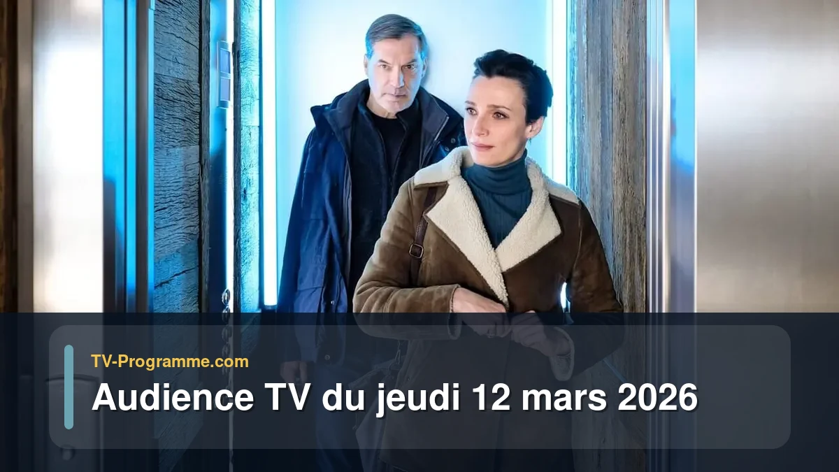 Audiences TV et audimat en prime time du Jeudi 12 mars 2026