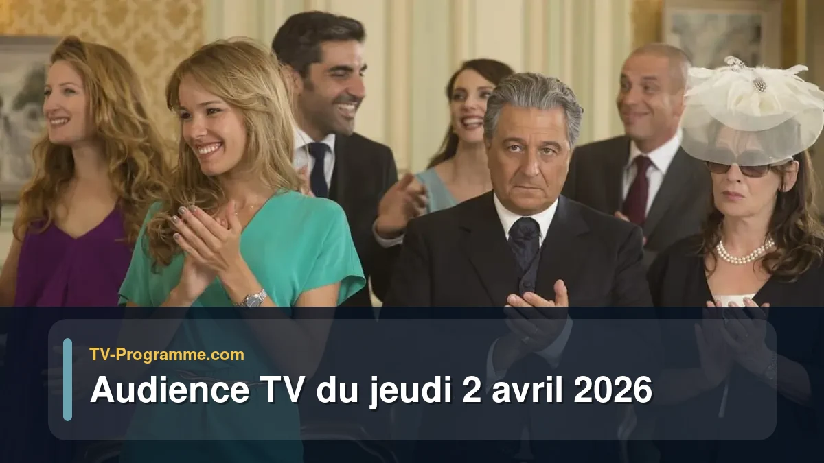 Audience TV du Jeudi 2 avril 2026
