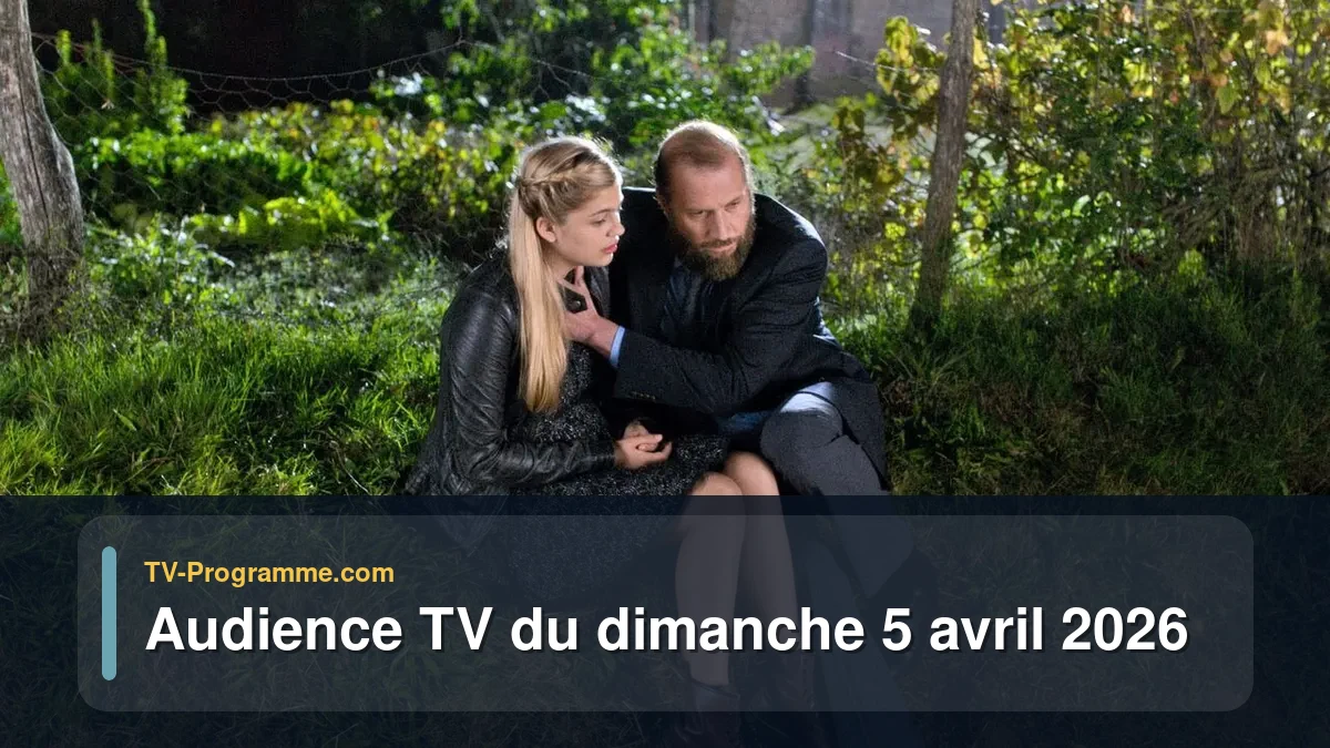 Audience TV du Dimanche 5 avril 2026