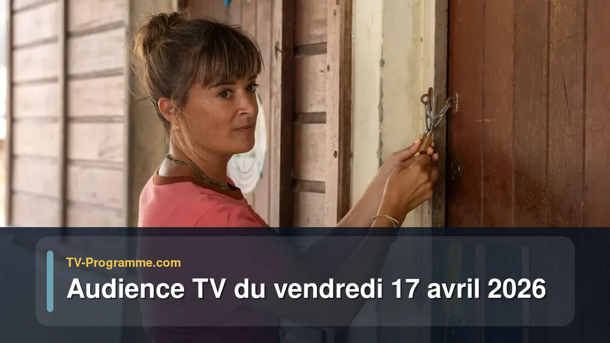 Audiences TV et audimat en prime time du Vendredi 17 avril 2026