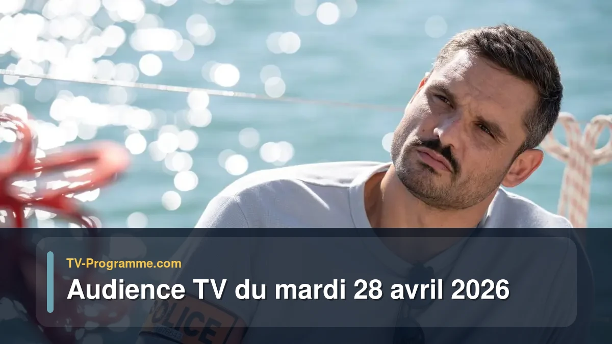 Audiences TV et audimat en prime time du Mardi 28 avril 2026