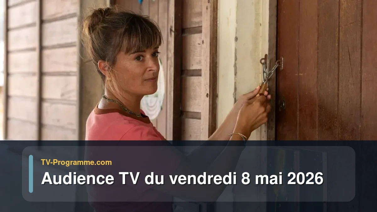 Audiences TV et audimat en prime time du Vendredi 8 mai 2026