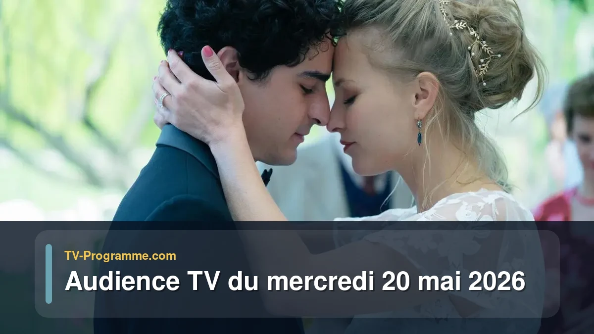 Audience TV du Mercredi 20 mai 2026