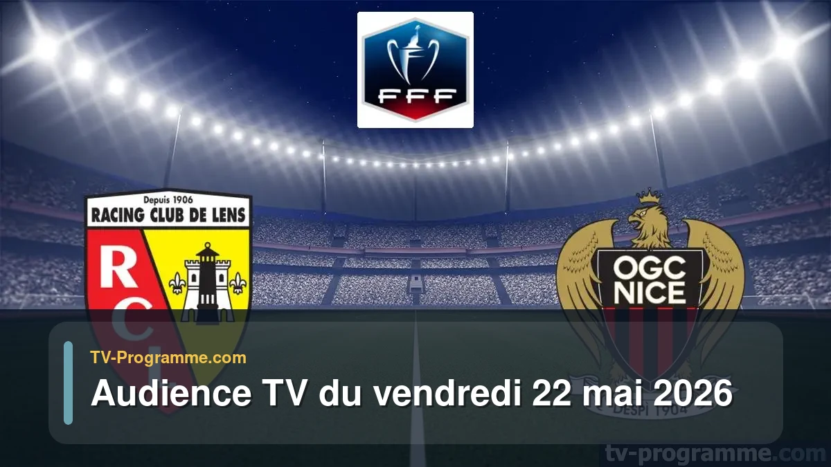Audience TV du Vendredi 22 mai 2026