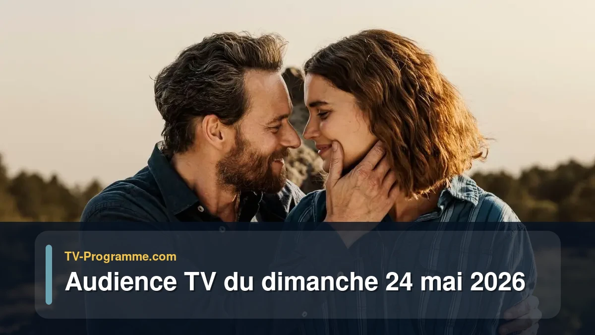 Audiences TV et audimat en prime time du Dimanche 24 mai 2026