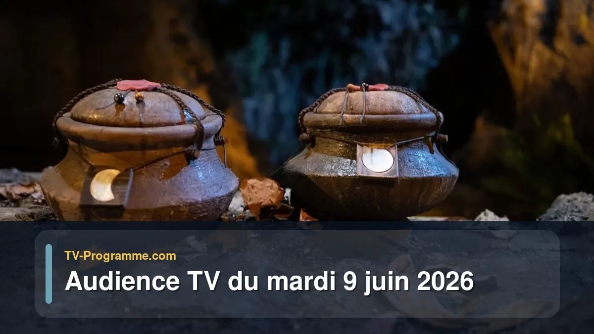 Audience TV du Mardi 9 juin 2026