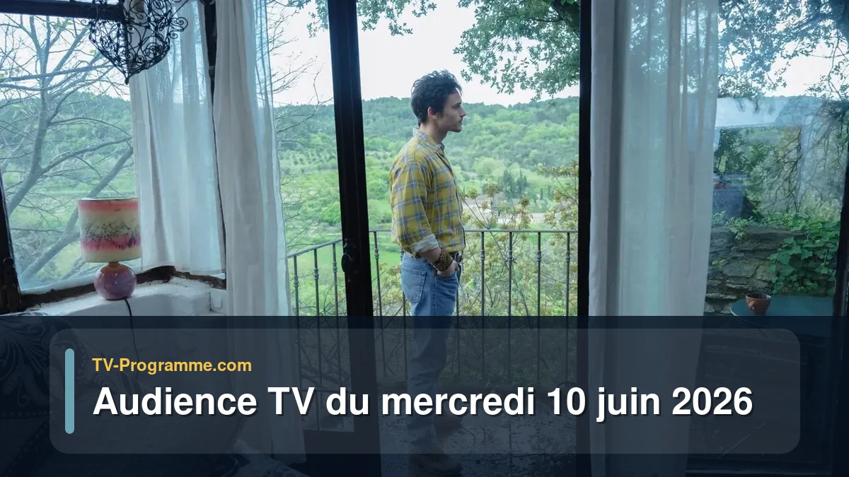 Audience TV du Mercredi 10 juin 2026