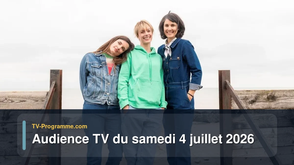 Audience TV du Samedi 4 juillet 2026