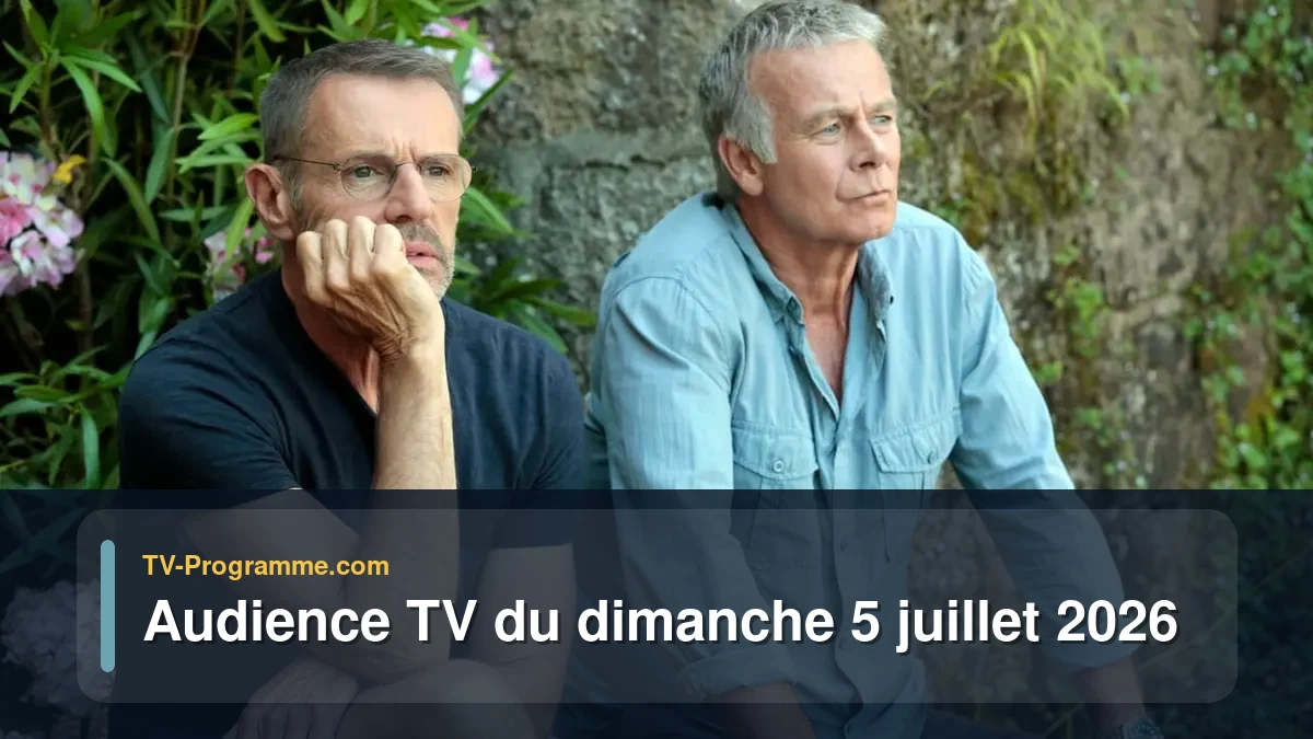 Audiences TV et audimat en prime time du Dimanche 5 juillet 2026