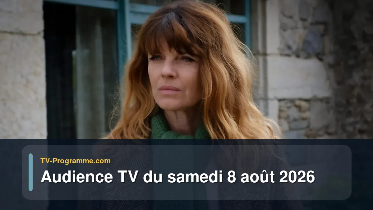 Audiences TV et audimat en prime time du Samedi 8 août 2026