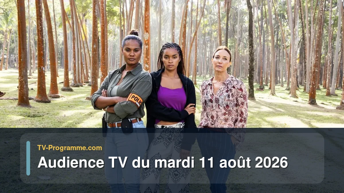 Audiences TV et audimat en prime time du Mardi 11 août 2026