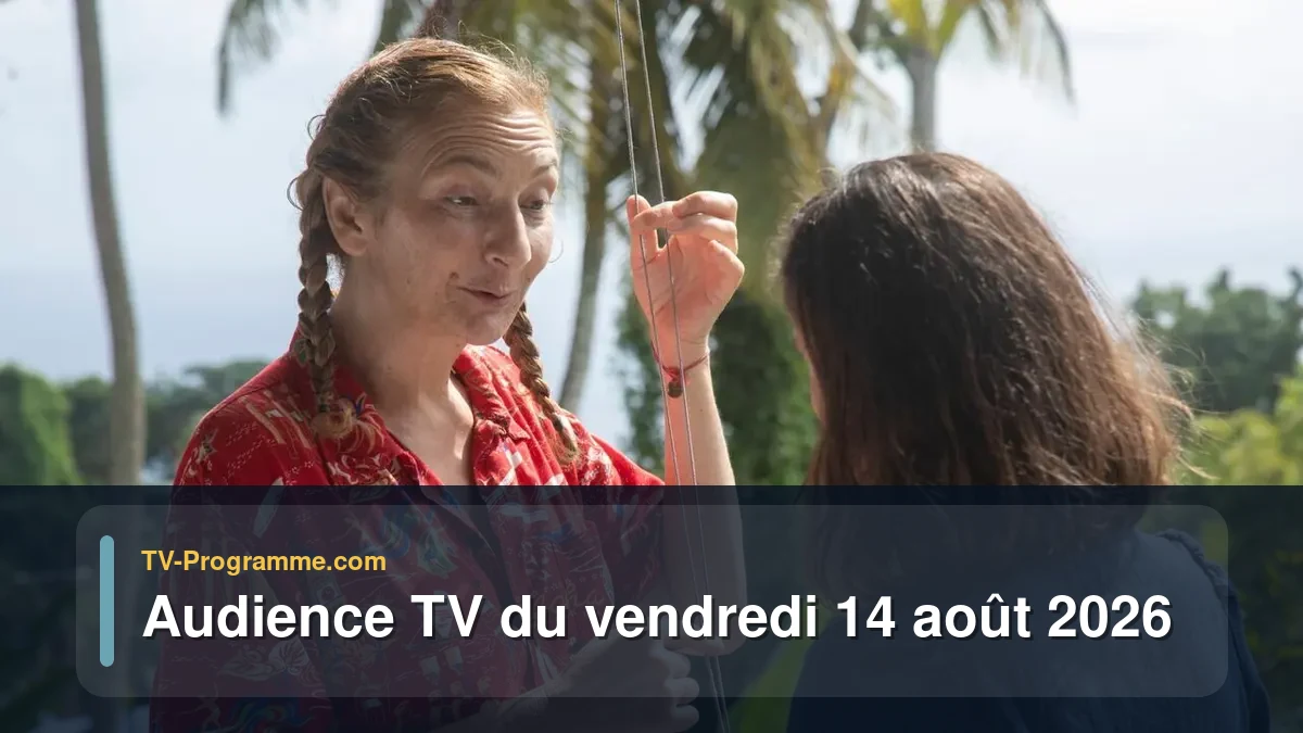 Audiences TV et audimat en prime time du Vendredi 14 août 2026