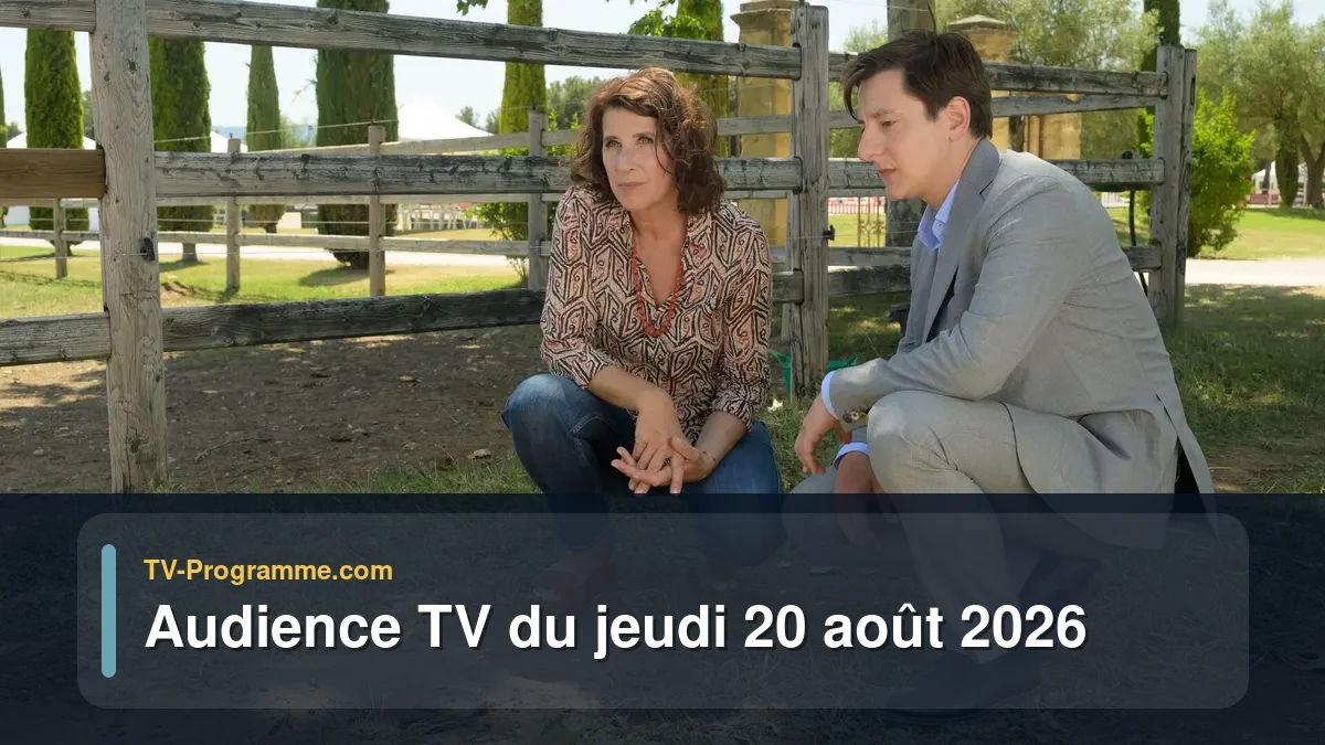 Audiences TV et audimat en prime time du Jeudi 20 août 2026