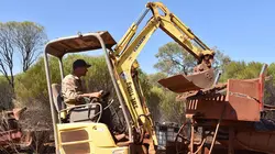 Australie, la ruée vers l'or Feu de brousse