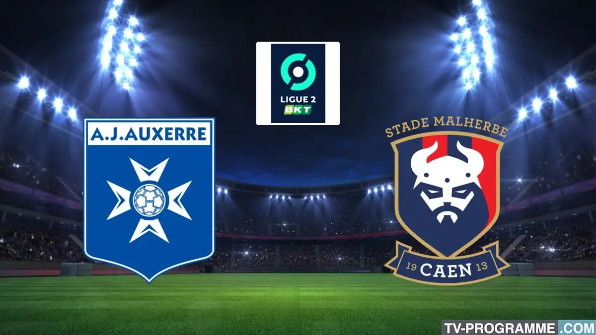 Auxerre / Caen Football Ligue 2 BKT 2023/2024
