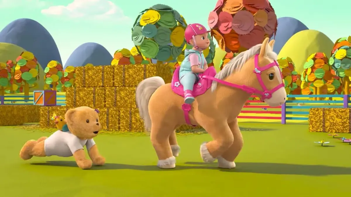 Baby Born S01E09 Emma va faire du cheval - Découverte de l'équitation