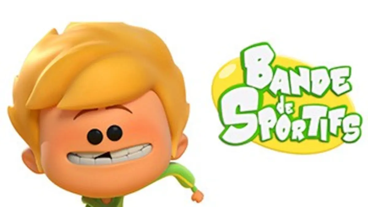 Bande de sportifs Natation