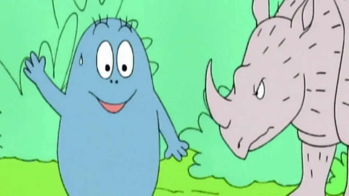 Barbapapa autour du monde S01E09 Les rhinocéros