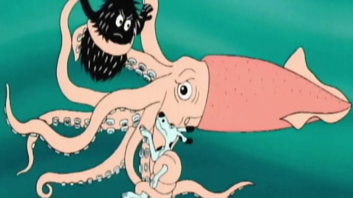 Barbapapa autour du monde S01E45 Le calmar géant
